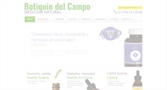 Desktop Screenshot of botiquindelcampo.com