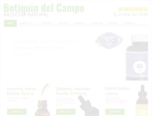 Tablet Screenshot of botiquindelcampo.com